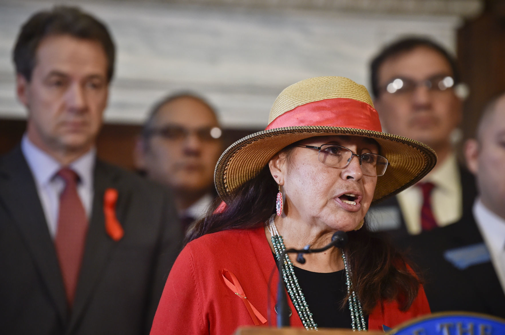Rep. Rae Peppers (D-Lame Deer)